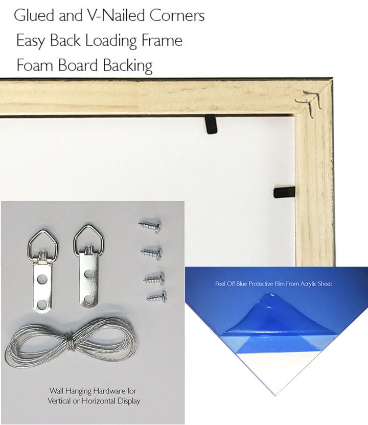 11x14 Frame Gold Bamboo Picture Frame Set Pack of 4 11x14 Wood Picture Frames for Gallery Wall 4 11x14 Gold Bamboo Frames - color: Gold Bamboo, size: 11x14