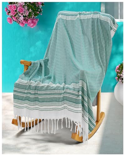 Teal Soft Throw Blanket Bedroom Decoration Living Room Accessories Sofa Couch Cover Chair Apartment Essential Home Finds House Goods Coastal Ocean Beach Teal Fall Turquoise Mermaid Nursery Decor - color: Teal, size: Extra Large 50''x68''