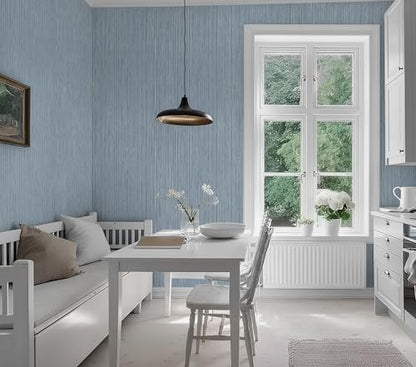 Toduso Light Blue Grasscloth Peel and Stick Wallpaper Modern Texture Contact Paper Bathroom Self Adhesive Wallpaper Removable Waterproof Wall Paper for Bedroom Cabinets Drawers Desk 17.3"x196.8" - color: Light Blue, size: 17.3" x 196.8"