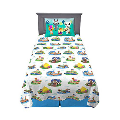 Franco Kids Bedding Super Soft Sheet Set, Twin, Animal Crossing - color: Animal Crossing, size: Twin