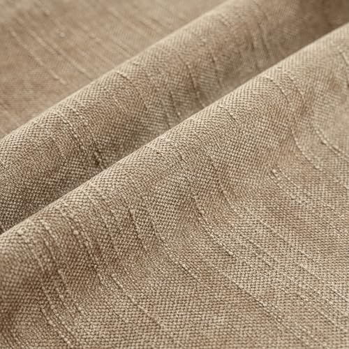 Foindtower Pack of 2 Textured Chenille Throw Decorative Pillow Covers Square Accent Solid Cushion Cover Neutral Farmhouse Pillow Case for Couch Sofa Bedroom Living Room 16x16 Inch,Taupe Khaki Camel - color: Starfish, size: 16" x 16" (Pack of 2)