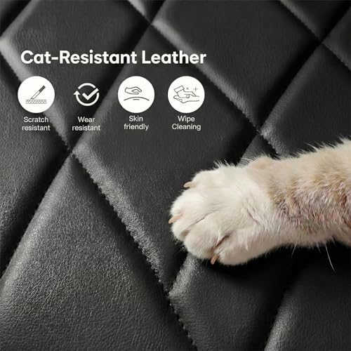 Armless Desk Chair, Morden Home Office Chair no Arms, Adjustable Height & Rocking Computer Chair, PU Leather Vanity Chair, Ergonomic Seat Soft Padded Desk Chairs for Home Small Space, Black - color: Black