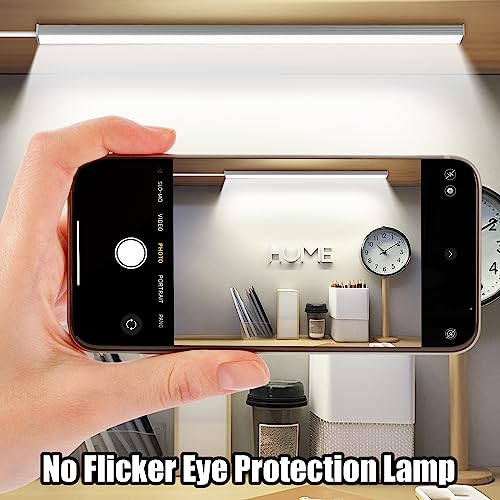 GLVSAE Under Cabinet Lighting, 12 Inch Plug in Light Bar, LED Keyboard Lights, 6000K Cool White Light, Ultra Thin Dimmable Light Bar, Suitable for Kitchen/Desk/Closet/Workbench - size: 12inch-1Pack-no plug