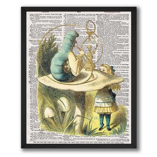 ALPINE INK CO. Surreal Fantasy Poster - Vintage Storybook Illustration Poster - Whimsical Imagination Wall Decor for Home Bedroom Office - 8x10 Unframed Print - color: Style-17, size: 8"L x 10"W
