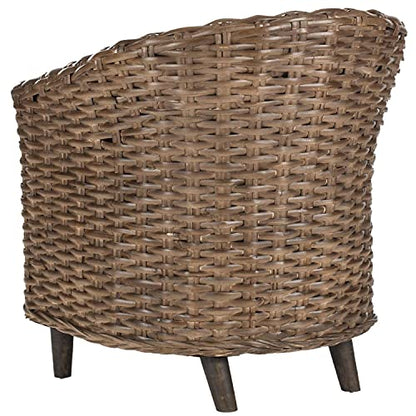 Safavieh Home Collection Omni Honey Barrel Chair - color: Brown
