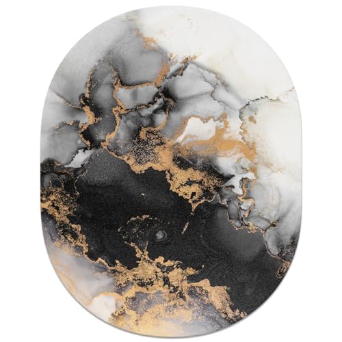 Rimilak Small Mouse Pad 6 x 8 Inch, Takes up Wrist and Mouse Space, Waterproof Compact Mini Mouse Mat for Laptop Computer Wireless Mouse Keyboard Home Office Travel,Gray Gradient Marble - color: Gray Gradient Marble, size: 8L x 6W inches