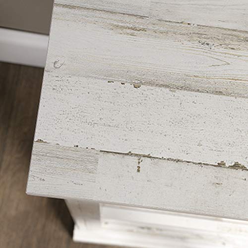 Sauder 3 Tier Book Shelf Wooden Bookcase Multipurpose Bookshelf for Home Office, Living Room, in White Plank - color: White Plank Finish