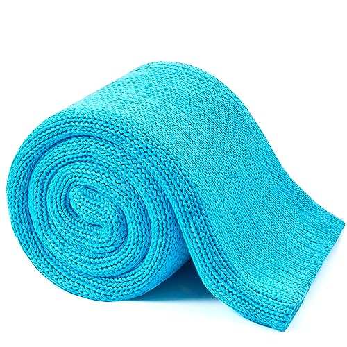 L'AGRATY Knitted Weighted Blanket - 50"x60", 10lbs Cooling Chunky Knit Heavy Blanket for Adults, Braided Crochet Throw, Thick Cable Yarn, No Beads, Evenly Weighted, Machine Washable | No Beads Evenly Weighted Machine Washable Chunky Braided Crochet Throw