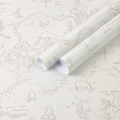 236"x17.3" Peel and Stick Wallpaper Contact Paper Boho Beige Wallpaper Brown Floral Removable Wall Paper Self Adhesive Vintage for Nursery Bedroom DIY Colorable Papel Tapiz para Pared - color: Beige&Brown, size: 17.3" x 236"