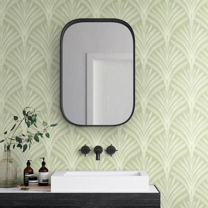 Hopepak Peel and Stick Wallpaper Sage Green Leaf Contact Paper Boho Self Adhesive Wall Paper Removable Renter Friendly Wallpaper for Bedroom Bathroom Cabinet Vinyl Rolls 16.1''x78.7'' - color: Sage Green, size: 16.1" x 78.7"