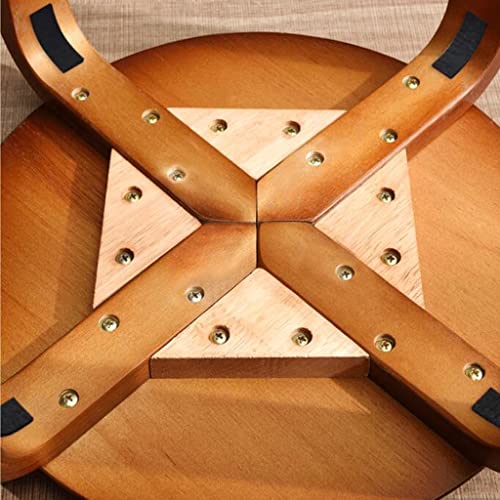 Stackable Dining Chairs, Set of 6 Solid Wood Dining Stools, Low Stools for Living Room Dining Side Chairs, Stacked on Top - color: B