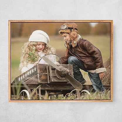 P&L ART. Custom Canvas Prints Create from Photo Photo on Canvas Wall Art | create canvas from photo canvas prints with your photos custom photo canvas prints personalized wall photos custom canvas - color: Floating Framed Canvas - Beige, size: 8"L x 8"W
