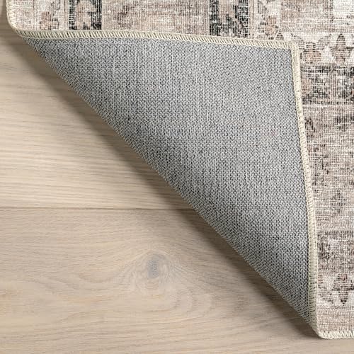 nuLOOM Davi Stone Medallion Washable Area Rug, 3' x 5' - color: Davi Stone, size: 3' x 5' (Rectangular)