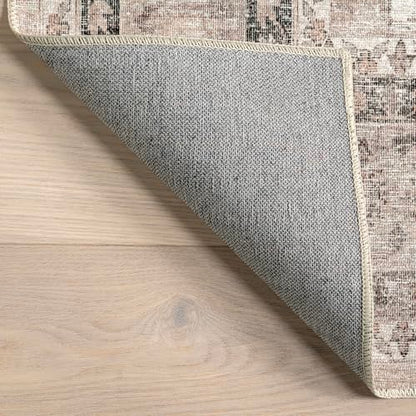 nuLOOM Davi Stone Medallion Washable Area Rug, 3' x 5' - color: Davi Stone, size: 3' x 5' (Rectangular)