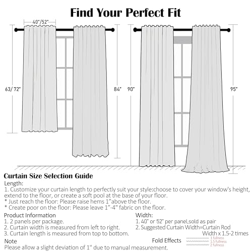 Grey White Buffalo Plaid Semi Sheer Curtains 84 Inches Long | Farmhouse Gingham Rod Pocket Drapes,Rustic Window Treatment for Bedroom Living Room,52"Wx84”L(Pack of 2) - color: Gray/White, size: 52"W x 84"L (Pack of 2)