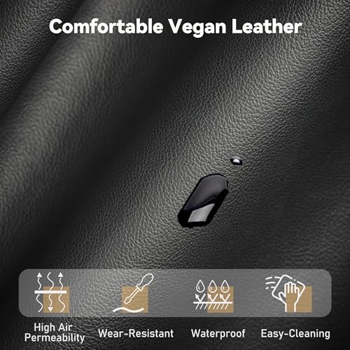 80'' Futon Sofa Bed,Faux Leather Futon Sleeper Sofa, Convertible Loveseat with Adjustable Sofa Backrest,Modern Couches for Living Room, Bedroom, Apartment, Office (Black) - color: Faux Leather Black