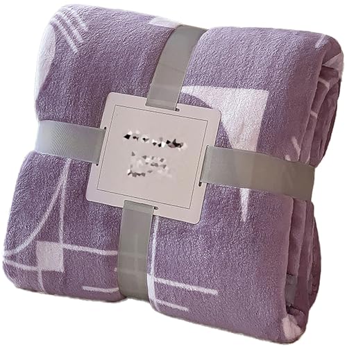 Fleece Throw Blanket for Sofa & Bed, Soft Warm Fluffy Blanket Double/Single, Versatile All Season Couch Blanket, Lightweight Cozy Blanket for Armchair, Living Room, Office(A11,120x200cm/47x79in) - color: A11, size: 120x200cm/47x79in