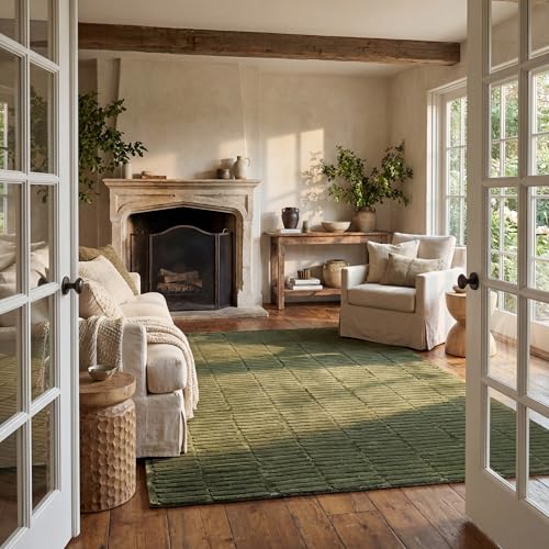 nuLOOM Kailani Green Geometric Washable Area Rug, 12' x 15' | Nuloom Kailani Geometric 12' x 15' Machine Washable Area Rug for Living Room Bedroom Dining Room, Green - color: Green, size: 9'6" x 15' (Rectangular)