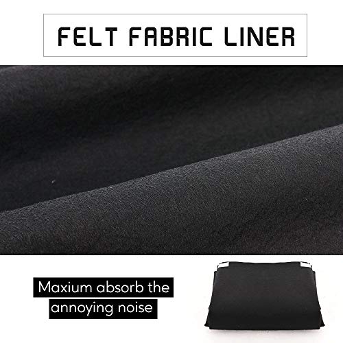RYB HOME 3-in-1 Soundproof Blackout Thermal Insulation Living Room Curtains | Noise Blocker, 3 Layers, UV Heat Light Blcoking, For Bedroom Theatre Large Bay Window, W52 x L102, Beige, 2 Panels - color: Beige, size: 52"W x 102"L (Pack of 2)