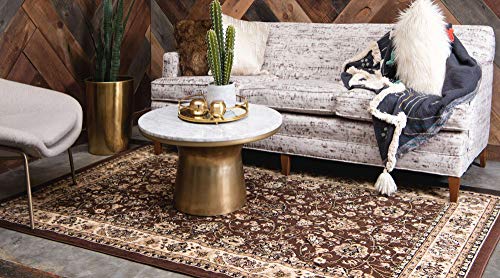 Unique Loom Sialk Hill Collection Area Rug - Washington (2' 2" x 3' 1" Rectangle, Brown/ Black) - color: Brown/Black, size: 2'2" x 3'1" (Rectangular)