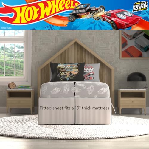 Hot Wheels Kids Bedding Super Soft Comforter and Sheet Set with Sham, 5 Piece Twin Size, (Officially Licensed Product) By Franco - color: Hot Wheels, size: Twin