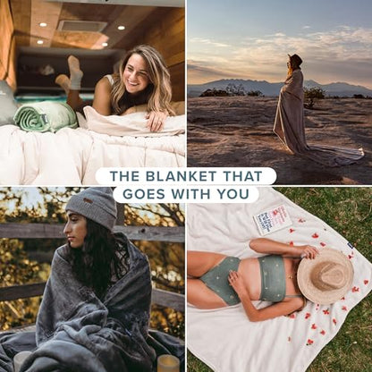 Bare Home Fleece Blanket Luxury Microplush (Full/Queen, Oyster) | Ultra-Soft Lightweight Blanket for Bed, Sofa, and Couch, Cozy & Warm Blanket - color: 20 - Oyster, size: Full/Queen