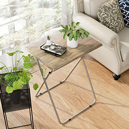 TV Tray Table TV Dinner Tray Set of 2,Eating Trays (3D,2PCS) | for Living Room with No Assembly Required,Small Folding Side Table with Sturdy MDF,15 x 18.9 x 26in - color: 3d, size: 2pcs