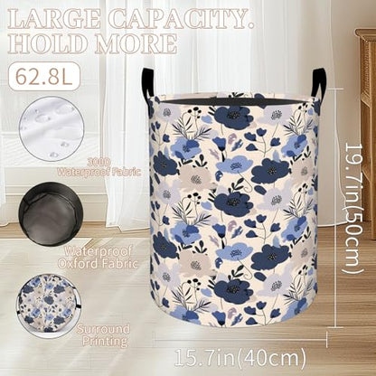 Moon and Sun Laundry Basket, Oxford Cloth Mystical Dreamy Dirty Clothes Collapsible Hamper for Room Decor, Star Celestial Print Gifts Toy Organizer 19.7 * 15.7 Inch for Bedroom Bathroom Dorm - style: Moon and Sun
