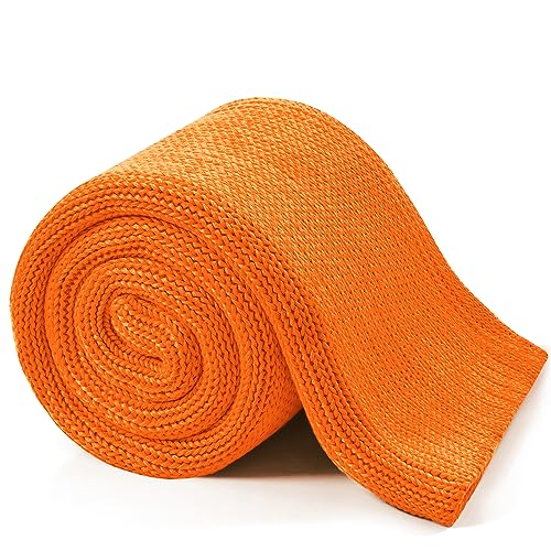 L'AGRATY Knitted Weighted Blanket - 48"x72" 12lbs Cooling Chunky Knit Heavy Blanket for Adults Braided Crochet Throw Thick Cable Yarn Knit Decorative No Beads Evenly Weighted Machine Washable | No Beads Evenly Weighted Machine Washable Chunky Braided Croc
