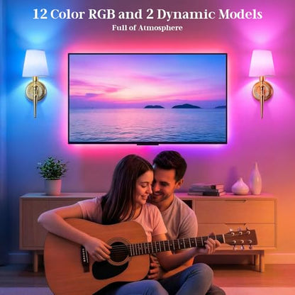 Battery Operated Wall Sconces Set of 2, Wireless Rechargeable Wall Lights with 12 RGB Colors and 3CCT Dimmable, Small Fabric LED Wall Lamps for Bedroom, Living Room, Hallway, Gold - color: Gold