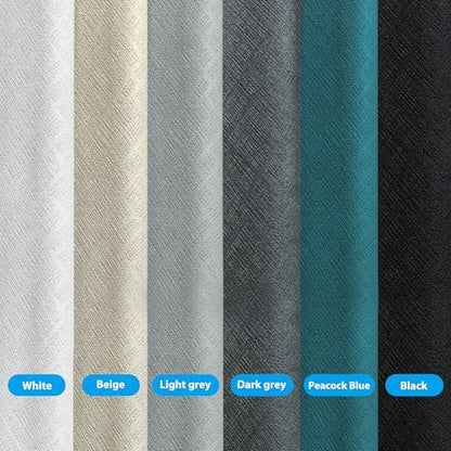 Room Divider Curtains Total Blackout Privacy Curtain Panel Room Thermal Insulated Noise Reduction Curtains for Bedroom Window Living Room Ceiling Track Curtain W 10 ft × H 7 ft Beige - color: Beige, size: 120"W x 84"L (Pack of 1)