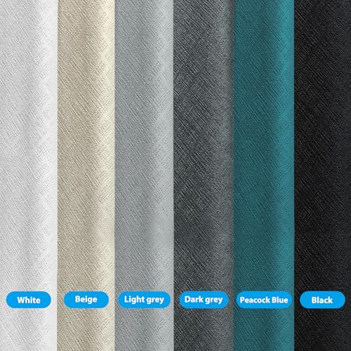 Room Divider Curtains Total Blackout Privacy Curtain Panel Room Thermal Insulated Noise Reduction Curtains for Bedroom Window Living Room Ceiling Track Curtain W 12.5 ft × H 9 ft Dark-Grey - color: Dark-grey, size: 150"W x 108"L (Pack of 1)