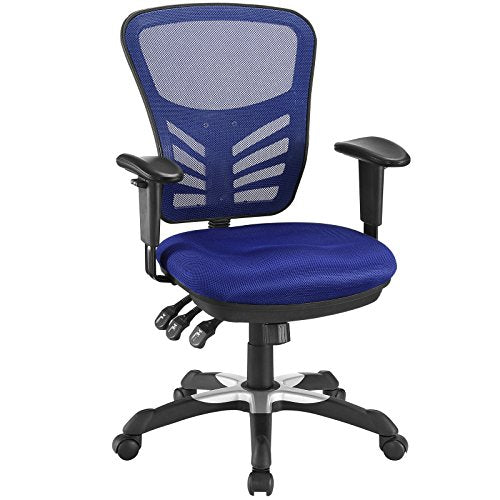 Modway EEI-757 Articulate Ergonomic Mesh Office Chair in Blue - color: Blue