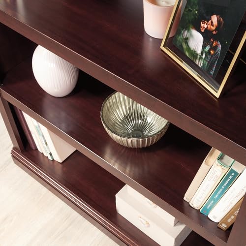 Sauder Miscellaneous Storage 3-Shelf Bookcase/ Book shelf, Select Cherry finish - color: Select Cherry Finish