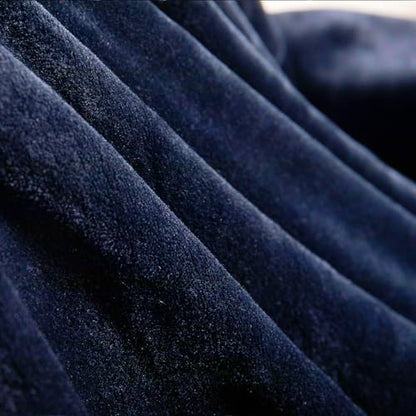TASTHROW Navy Throw Blanket 50x60 Inches | Soft Plush Cozy Fleece Flannel Throw Blanket, Lightweight Warm Throws for Bed, Couch, Bedroom and Living Room, All Seasons - color: Navy, size: 50"x60"