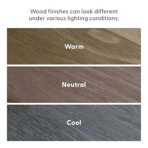 Plank+Beam Grand Console Table, 56 Inch, Walnut Wirebrush | Balanced, Statement Design, Low-VOC Finish, Easy Assembly, Solid Wood - color: Walnut Wirebrush, size: 56 Inch without Shelf