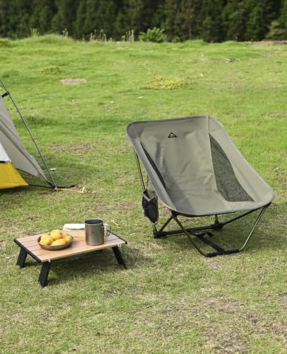 Ultralight Compact Mini Beach Picnic Folding Alu. Table with Carry Bag, Two Size (Blue - S) | with Carry Bag, for Camping Backpacking Hiking Beach Picnic - color: Blue, size: Small