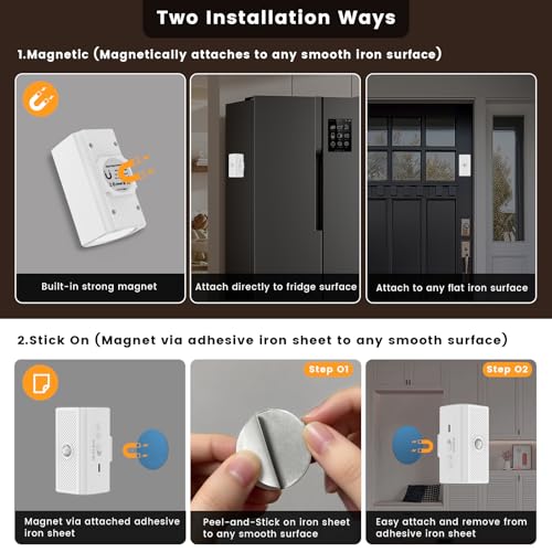 easuntec Rechargeable Motion Sensor Night Light Warm White, Wireless Dimmable, Magnetic Stick-on for Bedroom Stairs, Kids Elderly Baby, Long Lasting Battery for Cabinet, 2 Pack (Warm White, 2 Pack) - color: Warm White