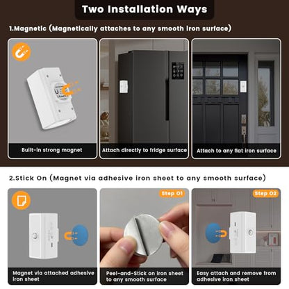 easuntec Rechargeable Motion Sensor Night Light Warm White, Wireless Dimmable, Magnetic Stick-on for Bedroom Stairs, Kids Elderly Baby, Long Lasting Battery for Cabinet, 2 Pack (Warm White, 2 Pack) - color: Warm White