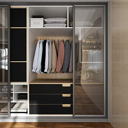 LaCheery 15.8"x276" Matte Black Contact Paper Peel and Stick Wallpaper Black Wall Paper Peel and Stick Modern Removable Self Adhesive Wallpaper for Bathroom Walls Kitchen Cabinets Drawers Desk Shelves - color: Black, size: 15.8" x 276"