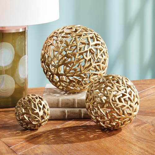 NAPA Home & Garden, Celine ORB Medium, 6 x 6 x 6, Gold
