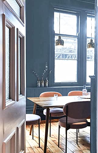 118''x23.6'' Blue Peel and Stick Wallpaper Contact Paper Modern Self Adhesive Wall Paper Removable Renter Friendly Textured Solid Color Shelf Cabinet Vinyl Roll (118''x23.6'',Blue Grey) - color: Blue Grey, size: 23.6" x 118"