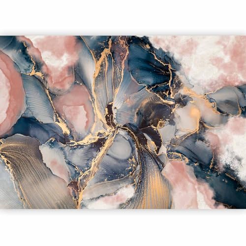 Wall Mural Abstract 154x110 in - Peel and Stick Self-Adhesive Wallpaper Removable Large Sticker Foil Wall Decor Print Picture Image Design Marble Blue Pink f-C-10019-a-a - color: #03, size: 154"Wx110"H Self-Adhesive