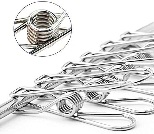 Folding Sock Dryer with 52 Peg, Stainless Steel Swivel Drying Rack Windproof Hook for Sock, Underwear, Lingerie, Sheet and All Small Item