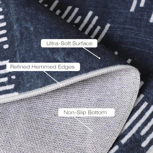 Vinyl Record 3ft Round Rug, Non-Slip Circular Area Rug for Living Room, Bedroom,Dining Room Table,Small Washable Rug Round,Ultra Soft Round Carpet for Home Decor Aesthetic,Low-Pile Kitchen Circle Rugs - size: 3' (Round)