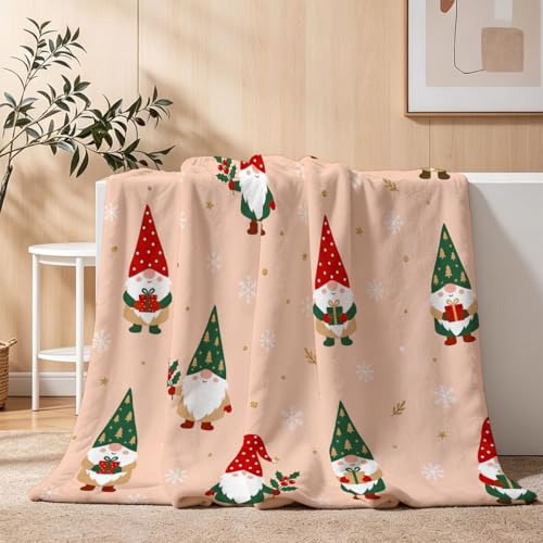 Kawaii Throw Blanket, Flannel Fleece 40" x 50" | Yujiiso Kawaii Christmas Presents Blanket Lightweight Decor for Living Room, Bedroom, Office and Travel, Home Decor Gift - color: Kawaii Christmas Presents, size: 40"x50"