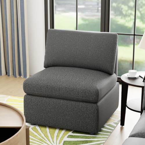 PayLessHere Convertible Sofa, 1-Seat Modular Sectional, Dark Gray | Convertible Sofa