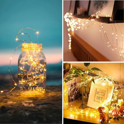 Fairy Lights Plug in,99ft 300 LEDs Christmas Lights Indoor Outdoor Warm White Copper Wire,Long Led Fairy String Lights for Bedroom Party Wedding Patio Yard Christmas Tree Decoration - size: 99FT with Adapter