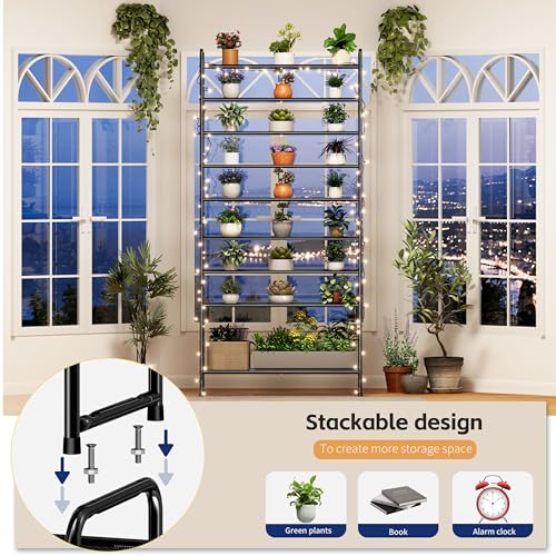 SUFAUY 5-Tier Mesh Shoe Rack, Closet Metal 33" Wide Shoe Shelf Heavy Duty, Black - color: Black, size: 5 Tier