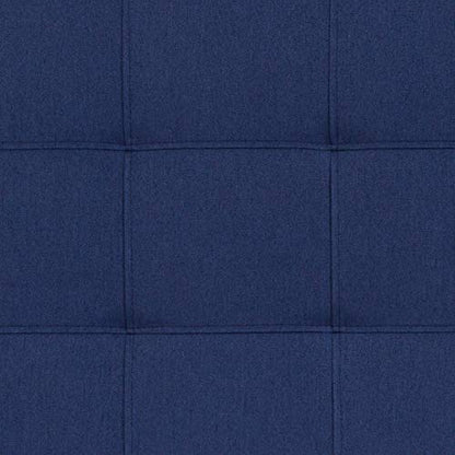 EMMA + OLIVER Navy Full Quilted Tufted Headboard | Adjustable Bed Rail Slots, Fabric Upholstered - color: Navy, size: Full